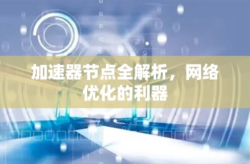 加速器节点全解析,网络优化的利器