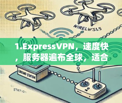 1.ExpressVPN,速度快,服务器遍布全球,适合多地访问
