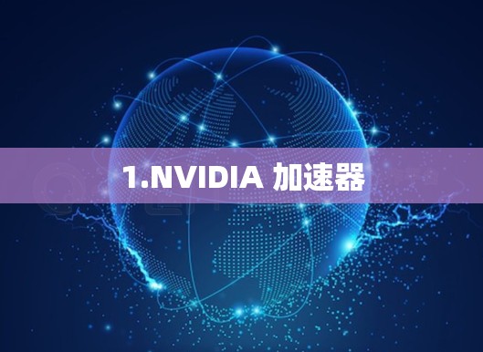 1.NVIDIA 加速器 1.NVIDIA 加速器