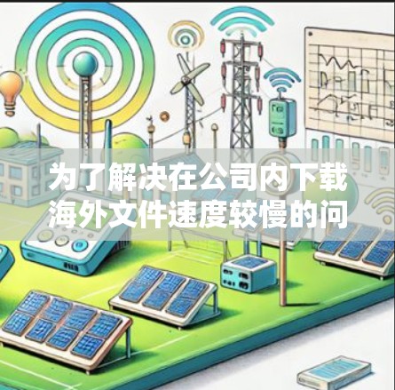为了解决在公司内下载海外文件速度较慢的问题，您可以按照以下步骤操作