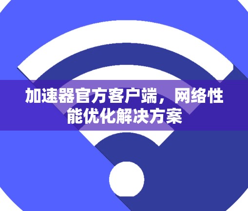 加速器官方客户端,网络性能优化解决方案